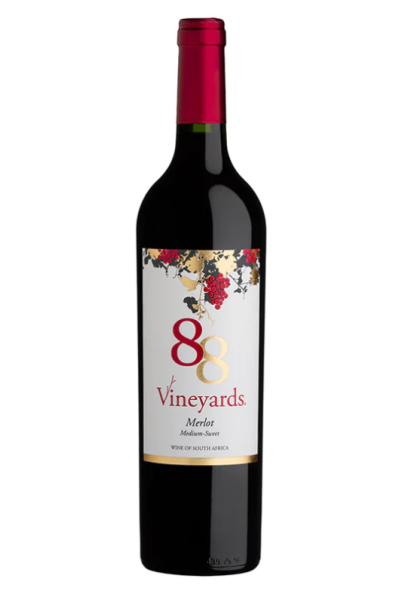 88 Vineyards Merlot Medium Sweet  75cl Bottle