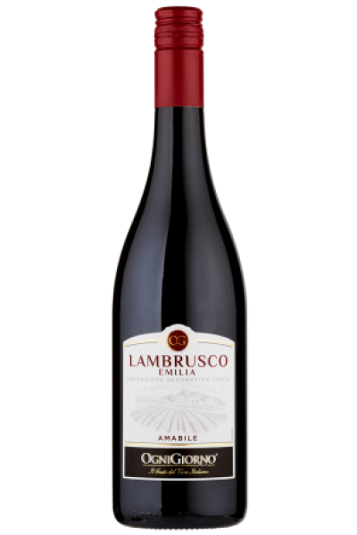 Lambrusco Emilia Rosso (Red)75cl Bottle