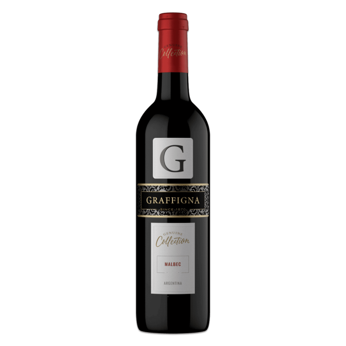 Graffigna Genuine Collection Malbec, San Juan, Argentina 75cl Bottle