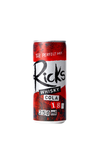 Ricks Whisky & Cola 25cl Can - Compare prices in UAE