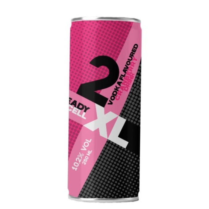 2XL Vodka Cranberry Cocktail 25cl Can