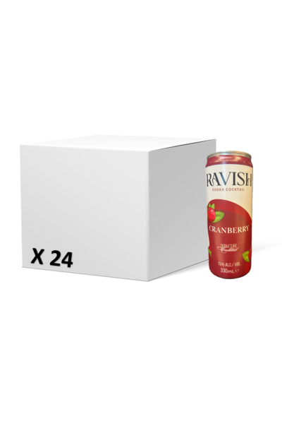 Ravish Cranberry 13% 33cl Can x24