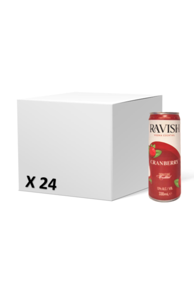 Ravish Cranberry 13 33cl Can x24 by ravish - Compare prices in UAE