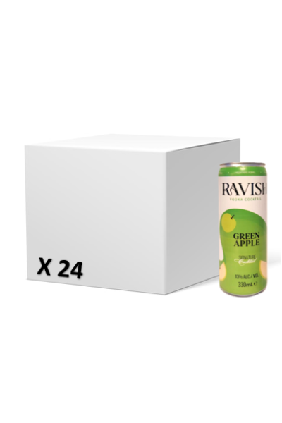 Ravish Green Apple 13 33cl Can x24 by ravish - Compare prices in UAE