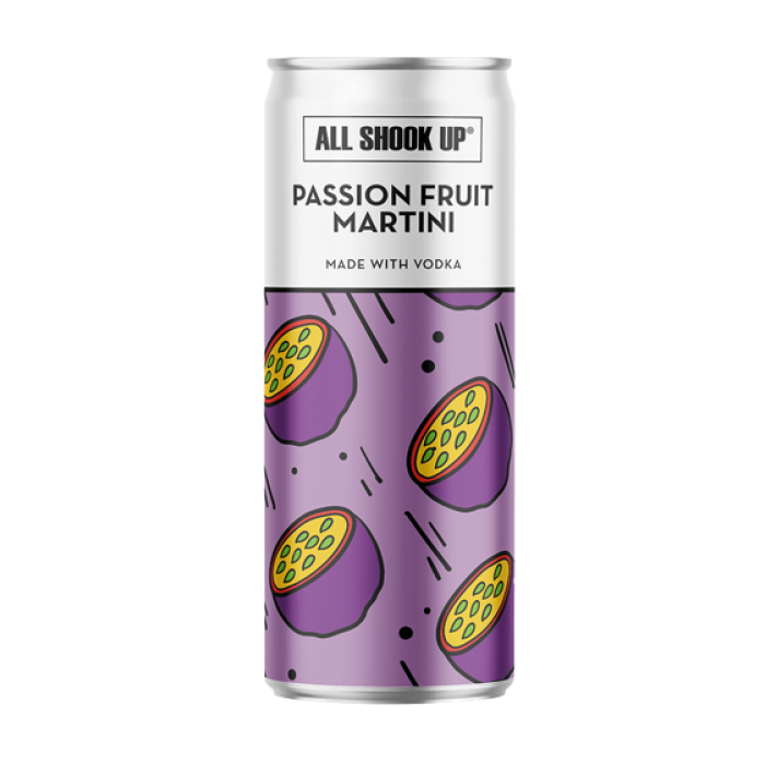 All Shook Up Passion Fruit Martini 25cl Can