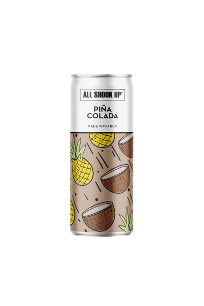 All Shook Up Pina Colada 25cl Can
