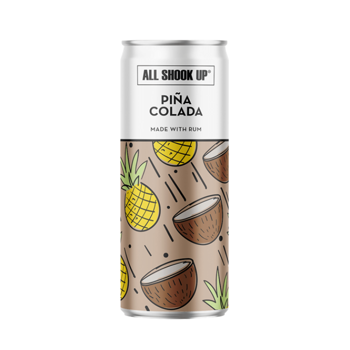 All Shook Up Pina Colada 25cl Can