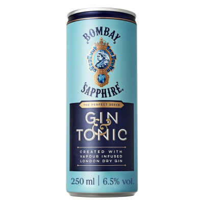Bombay Sapphire Gin RTD 25Cl Can