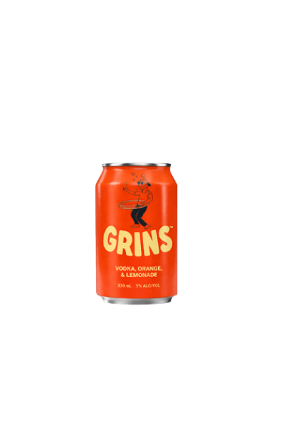 Grins Orange Mix Vodka 33cl Can