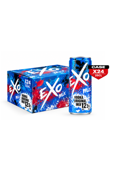 Exo Vodka Energy 12.50 % 24 X 25cl Can