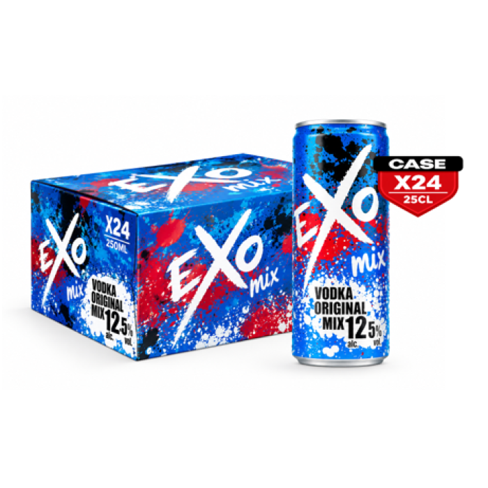 Exo Vodka Energy 12.50 % 24 X 25cl Can