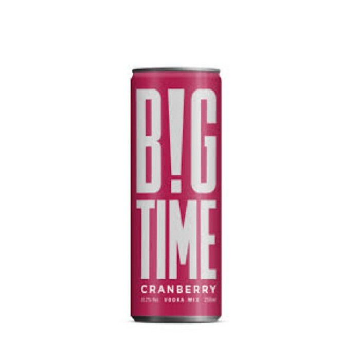 Big Time Vodka Mix Cranberry 25cl Can