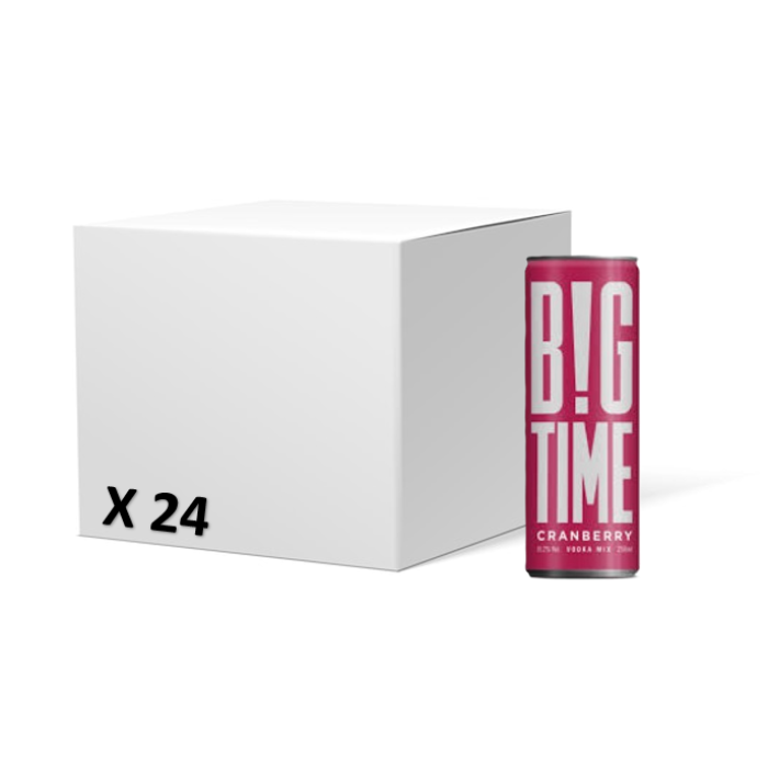 Big Time Vodka Mix Cranberry 25cl Can x24