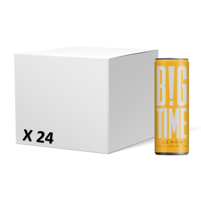 Big Time Vodka Mix Lemon 25cl Can x24