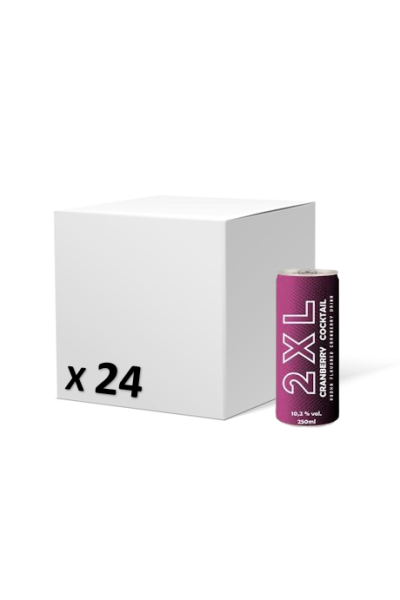 2XL Vodka Cranberry Cocktail 25cl Can x24