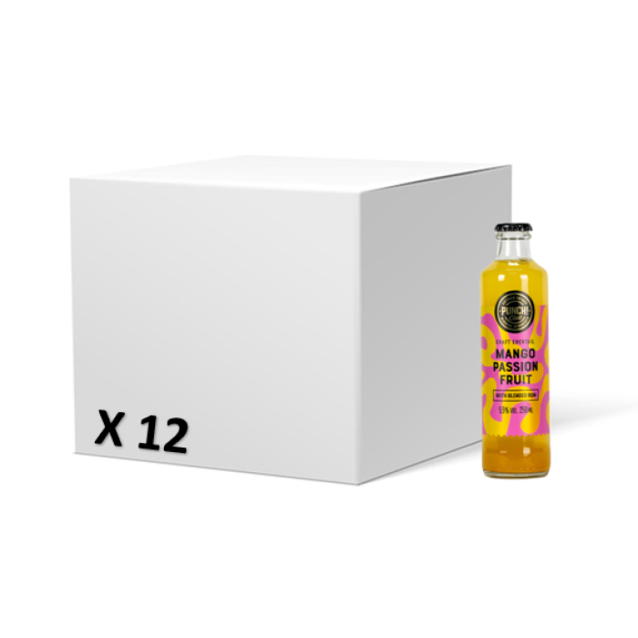 Punch Club Mango Passionfruit 25cl Bottle x12