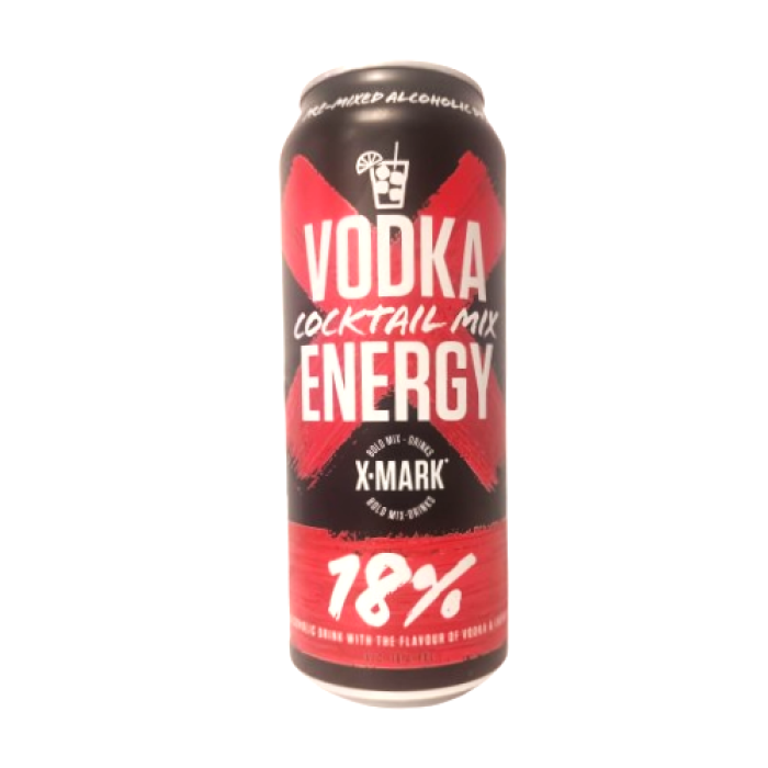 X-Mark Energy Cocktail Mix 50cl Can