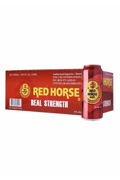 Red Horse 8% 50cl Can x24