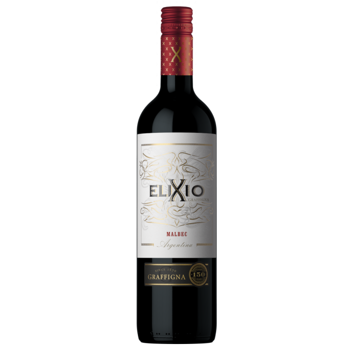 Elixio by Graffigna Malbec, San Juan, Argentina 75cl Bottle