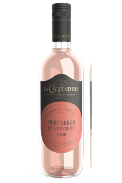 La Cacciatora Pinot Grigio Blush Doc, Veneto 75Cl