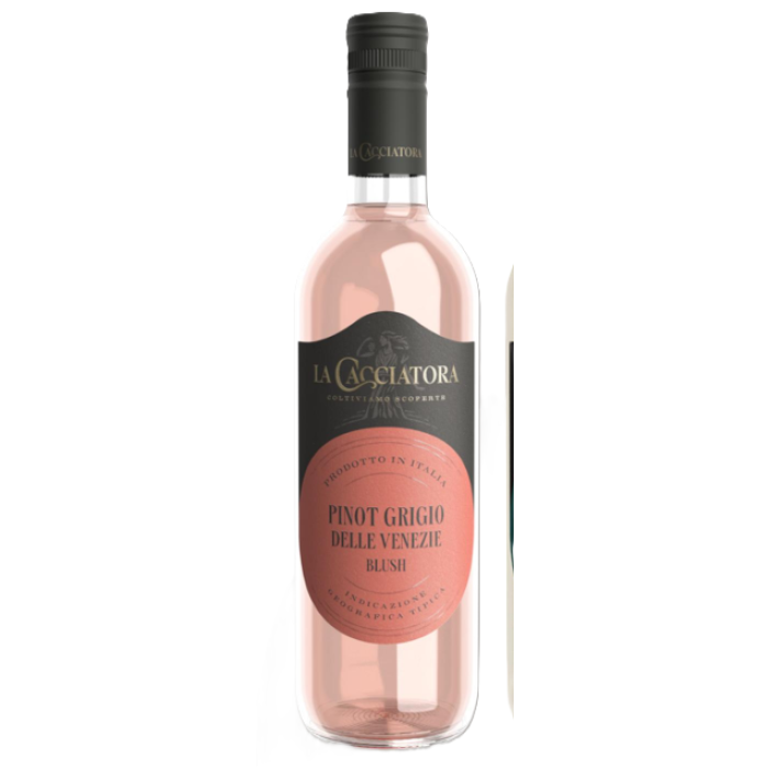 La Cacciatora Pinot Grigio Blush Doc, Veneto 75Cl