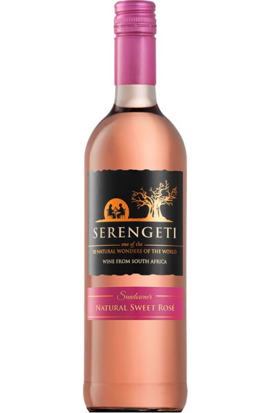 Serengeti Natural Sweet Rose 75cl Bottle