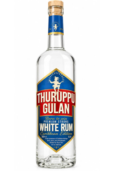 Thuruppu Gulan  White Rum 1L Bottle 70%