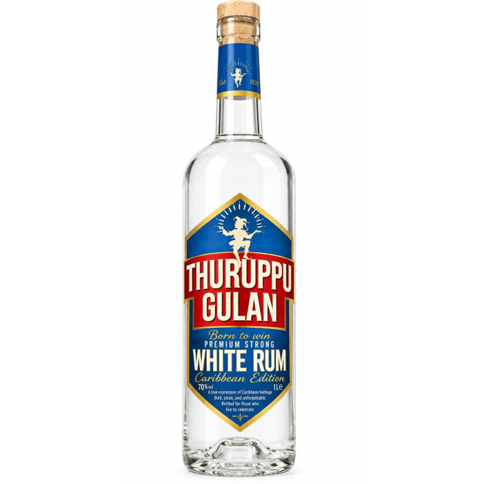 Thuruppu Gulan  White Rum 1L Bottle 70%