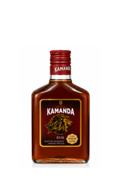 Kamanda Indian Spiced Rum 18cl  Bottle