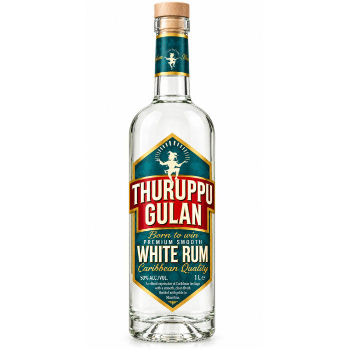 Thuruppu Gulan  White Rum 1L Bottle 50%