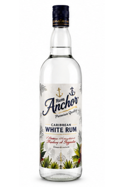 Anchor Caribbean White Rum 1L Bottle