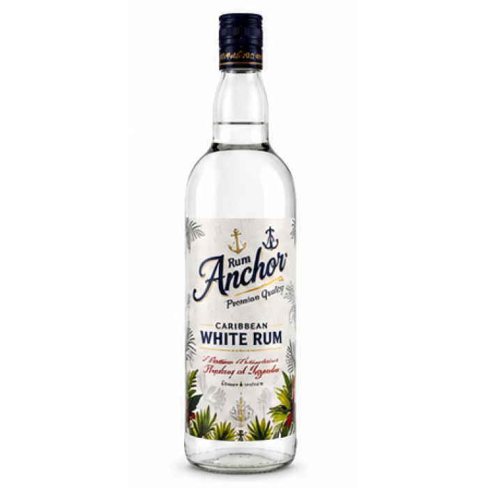Anchor Caribbean White Rum 1L Bottle