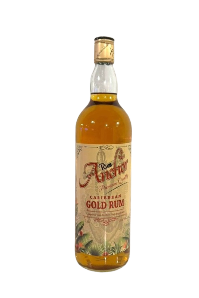 Anchor Premium Quality Caribbean Gold Rum 1L Bottle