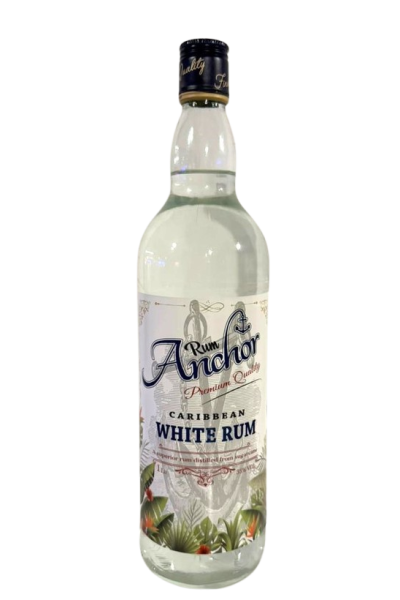 Anchor Caribbean White Rum 1L Bottle