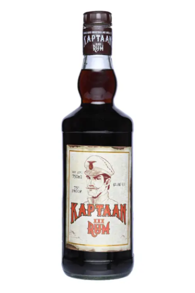 Kaptaan Dark Rum 75cl Bottle