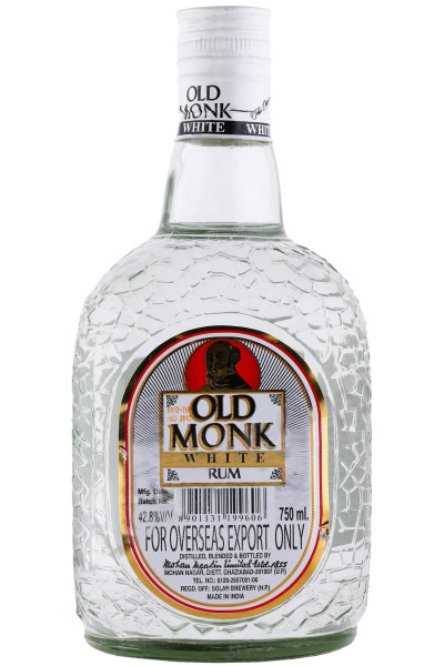Old Monk White Rum 75cl Bottle