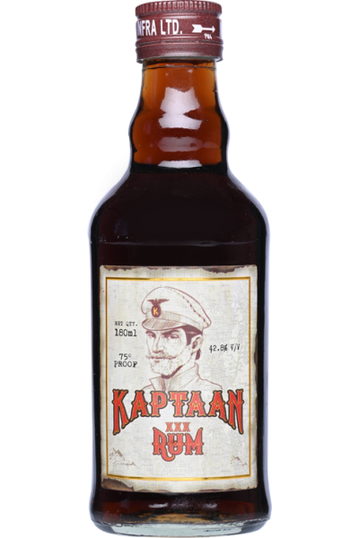 Kaptaan Dark Rum 18cl Bottle