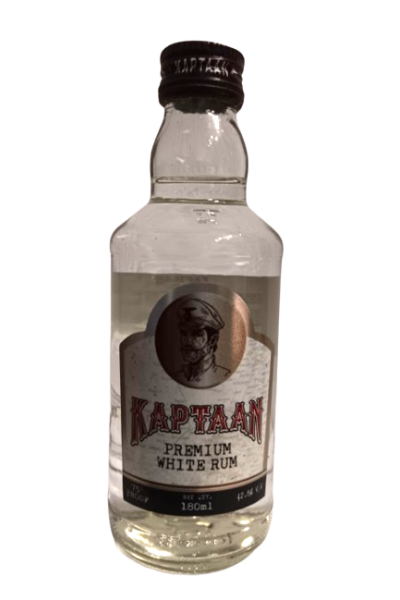 Kaptaan White Rum 18cl Bottle