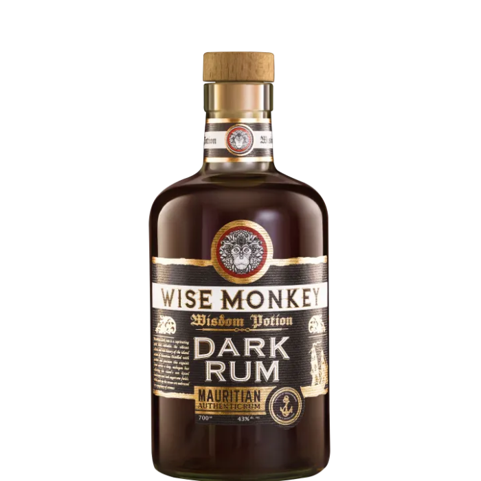 Wise Monkey Mauritian Dark Rum 75cl Bottle