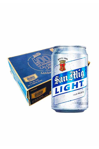 San Miguel Light 33cl Can x24