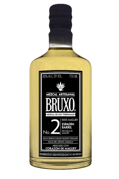 Bruxo 2 80% Espadin-20% Barril Mezcal Artisanal Agua Del Espino Oaxaca 75Cl Bottle