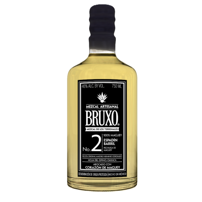 Bruxo 2 80% Espadin-20% Barril Mezcal Artisanal Agua Del Espino Oaxaca 75Cl Bottle