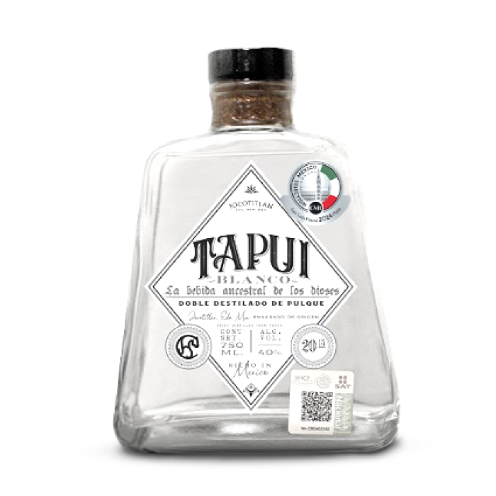 Tapui Pulque Destilate Pulque Distillate Artisanal Jocatitlan Estado De Mexico 75 Cl Bottle