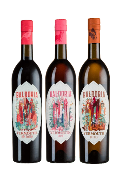 Baldoria Vermouth  Moderno Collection (3x75cl Bottles)