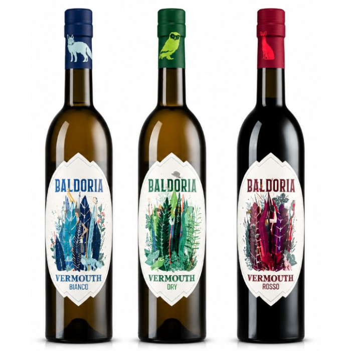 مجموعة Baldoria Vermouth الكلاسيكية (3 زجاجات × 75 سل)