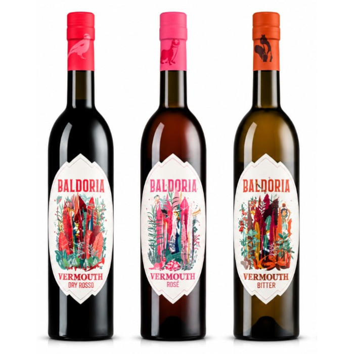 مجموعة Baldoria Vermouth Moderno (زجاجات 3 × 75 سل)