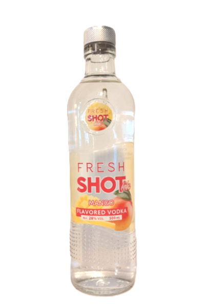 Fresh Shot  Mango Vodka 50cl Bottle