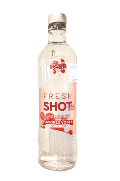 Fresh Shot Cranberry Vodka 50cl Bottle