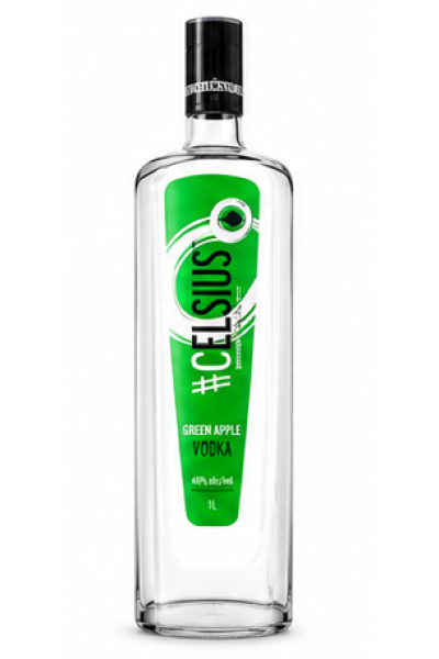 Celsius Green Apple Vodka 1L Bottle