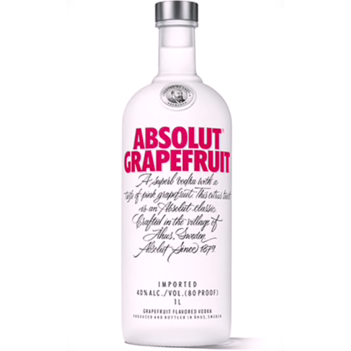 Absolut Grapefruit Vodka 1 Litre Bottle